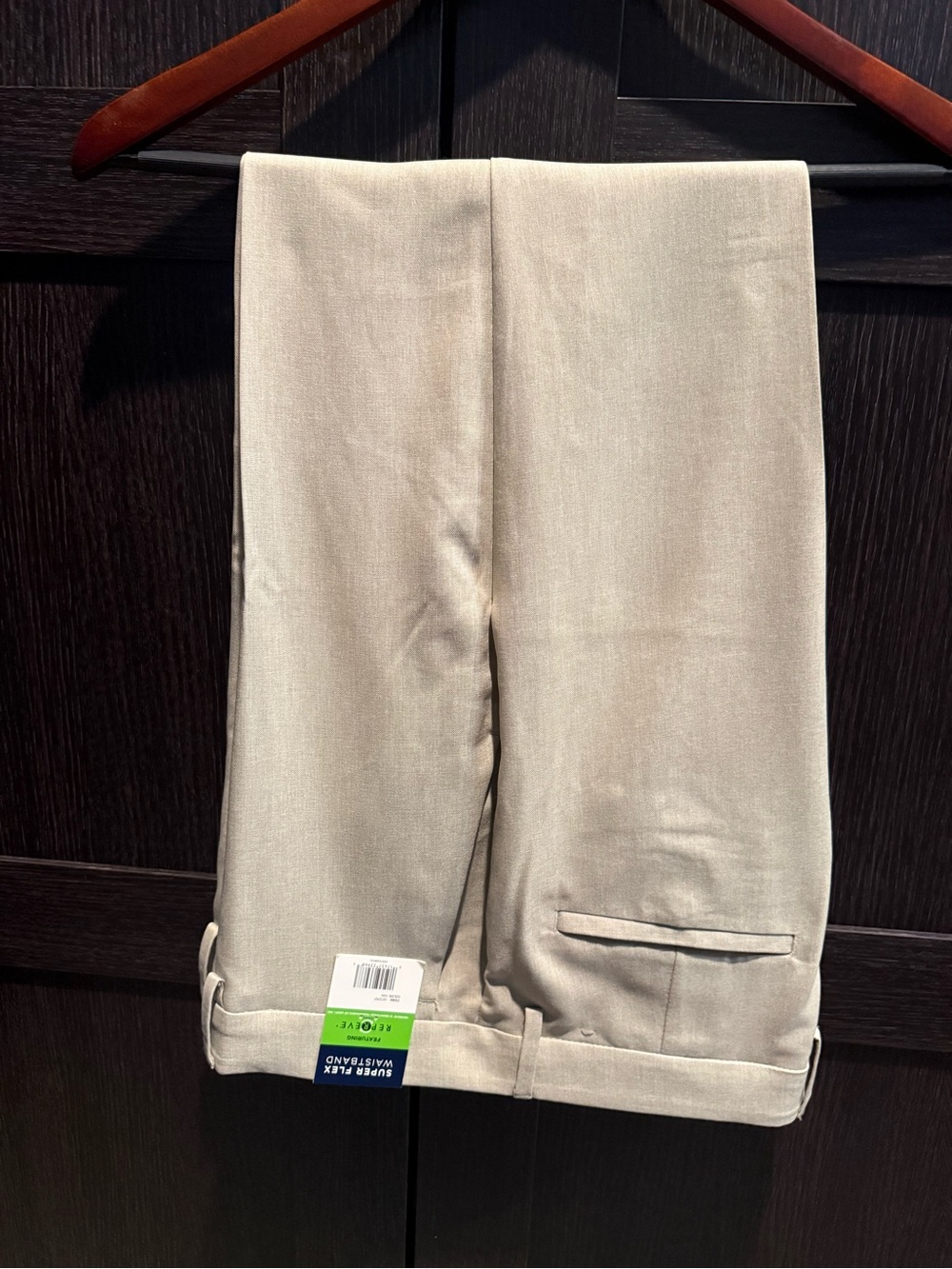 Kenneth Cole Reaction Men's Light Beige Dress Pants